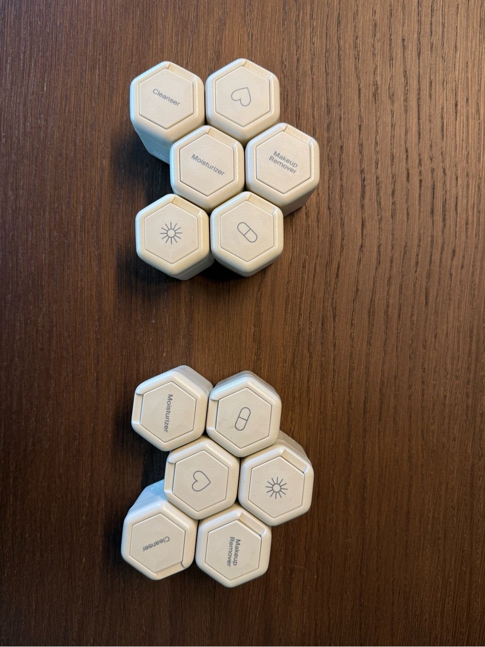 Set of 6 Cadence Capsules in cream